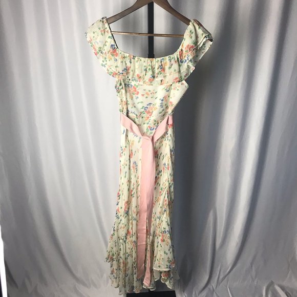 LoveShackFancy Faith Midi Dress in Floral Confetti - Picture 8 of 16